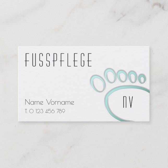 maintenance business card (Front)