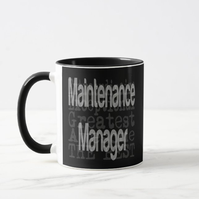 Maintenance Manager Extraordinaire Mug (Left)