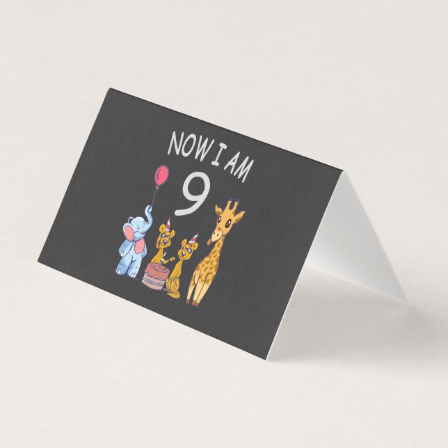 Maintenant j'ai 9 ans 9ème anniversaire au Zoo (Front)