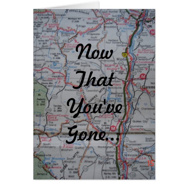 Maintenant que vous êtes allés (Devant)