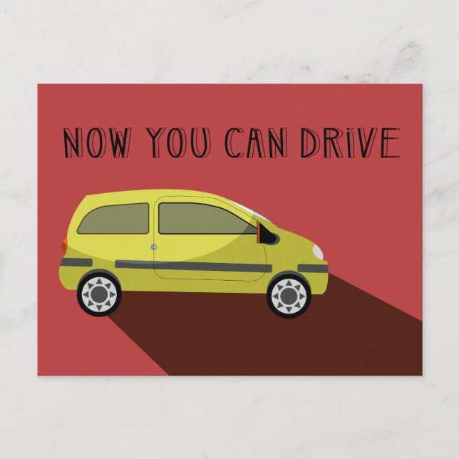 Maintenant, vous pouvez conduire - Carte postale (Devant)