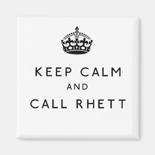 Maintenez aimant carré calme et d'appel de Rhett