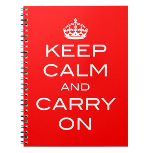 Maintenez calme et continuez le carnet - N'IMPORTE