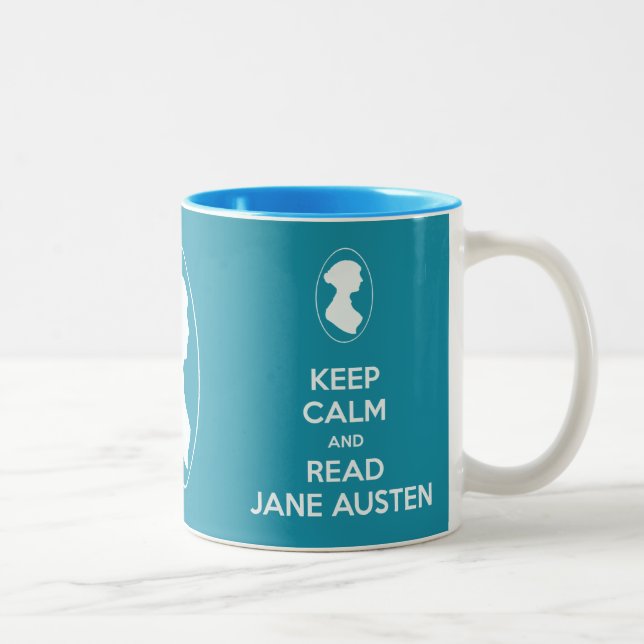 Maintenez calme et lisez la tasse de portrait de (Droit)