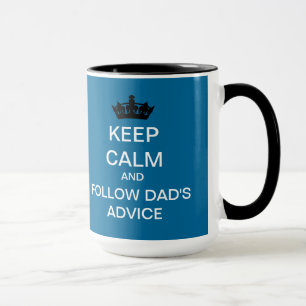 MAINTENEZ CALME et suivez la tasse de conseil de