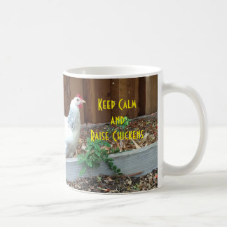 Maintenez tasse calme et d'augmenter de poulets