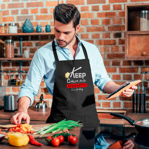 maintenir calme et spaghetti collier tablier cad