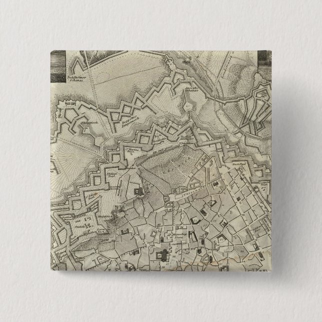 Mainz, Germany 2 Inch Square Button (Front)