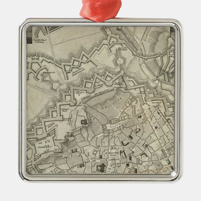Mainz, Germany Metal Ornament (Front)