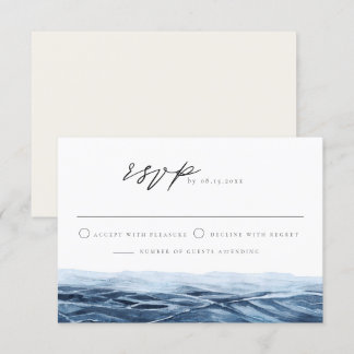 MAIRI Ocean or Lake Destination Wedding RSVP Card