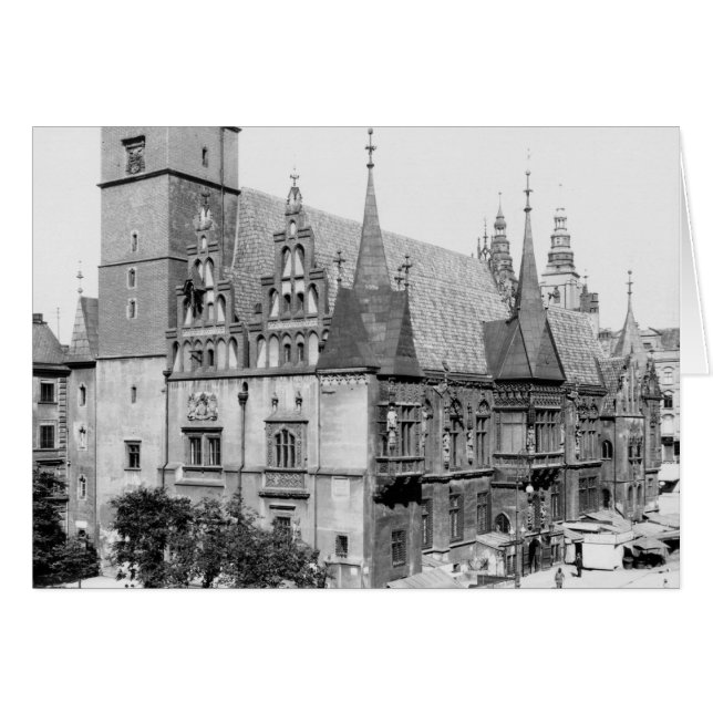 Mairie, Breslau Pologne, c.1910 (Devant horizontal)