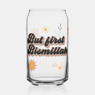 Mais d'abord Bismillah Verre Clair Fleurs Sauvages