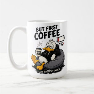 MAIS D'ABORD CAFÉ Tasse Cadeau pour Amateur de Caf