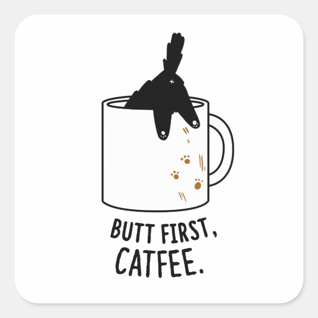 Mais d'abord, Sticker pour chat (Devant)