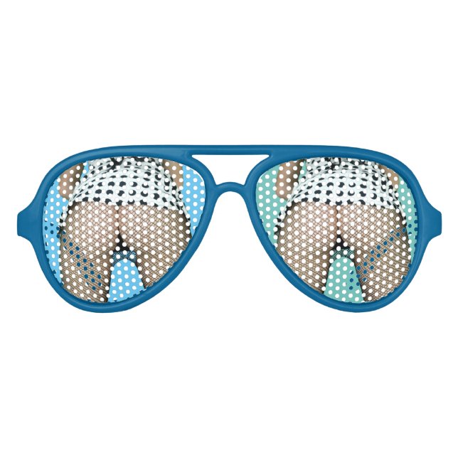 MAIS HOMME (DAMES EN FOND) LUNETTES DE SOLEIL DES  (Devant)