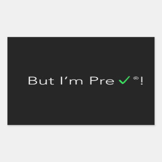 Mais je suis des autocollants pré-vérification (x4