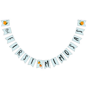 Mais Les Premiers Drapeaux Mimosas Bunting