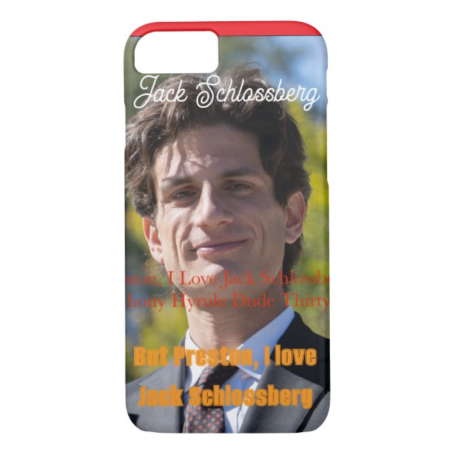 Mais Preston, j'aime Jack Schlossberg coque iphone (Dos)