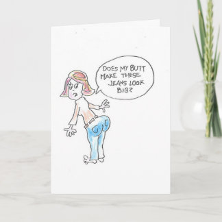 Mais regardez Big ! Carte de vœux pliées