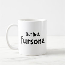 Mais tout d'abord, fursona café mug