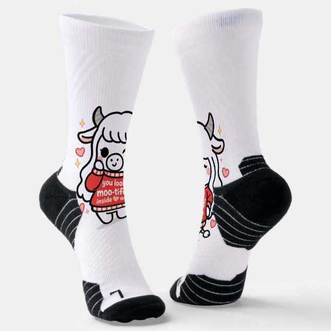 Maisie Moo Moo-tiful Socks (Angled)