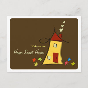 Maison Brown Sweet Home / Carte postale Nous avons