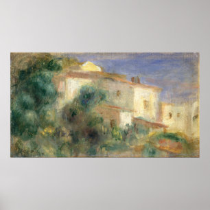 Maison de la Poste, Cagnes Auguste Renoir Fine Art Poster