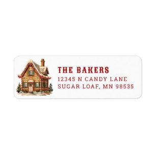 Maison de pain d'épices sucré