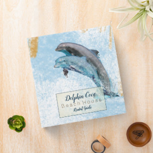 Maison De Plage Avec Dauphins De Sauts   Classeur 