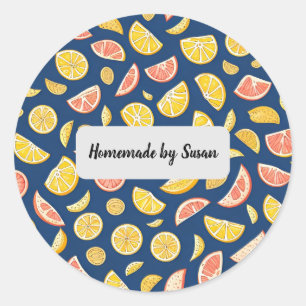 Maison de Susan   Autocollant oranges et citrons