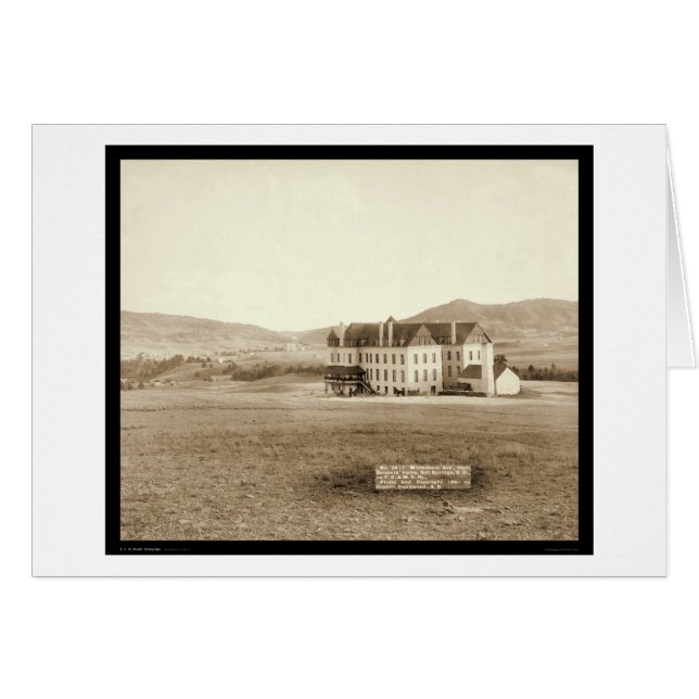 Maison des soldats à Hot Springs SD 1891 (Devant horizontal)