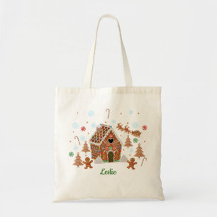 Maison en pain d'épice Décoration Sac fourre-tou