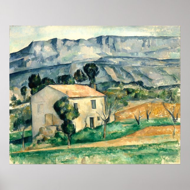 Maison en Provence Paul Cezanne Poster (Devant)