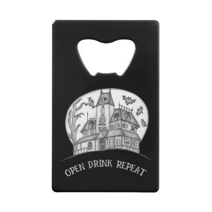Maison hantée et chauves-souris Halloween