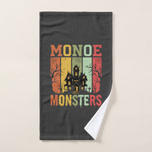 Maison Hantée Halloween Monstres Rétro