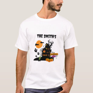 Maison hantée Parti d'Halloween T-Shirt de base ho