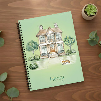 Maison & Jardin – Cahier de notes – Illustration é