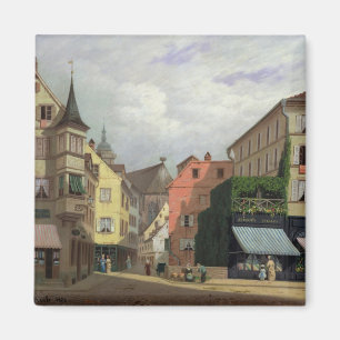 Maison Mathieu, Grand-Rue, Colmar, 1876 Magnet