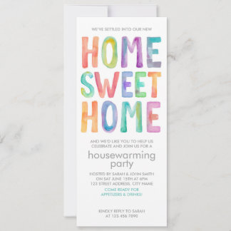 MAISON SWEET HOME | INVITATION DE PARTI RÉCHAUFFAN