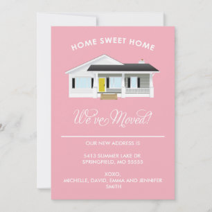 MAISON SWEET HOME MOUVEMENT DE FAIRE-PART