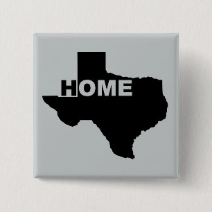 Maison Texas loin de la maison Badge Bouton Bouton