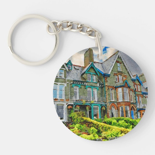 Maison victorienne à Keswick peinte en aquarelle (Devant)