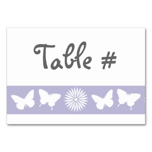 Maisonnettes et papillons dans la carte table Lave (Devant)