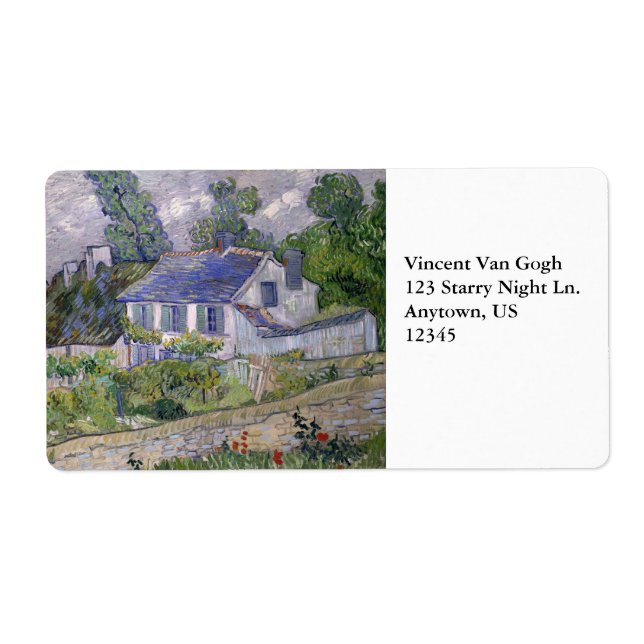 Maisons à Auvers par Vincent Van Gogh (Devant)