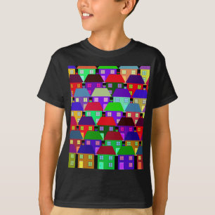 MAISONS COLORÉS ACCUEIL COMMUNAUTÉ T-shirt