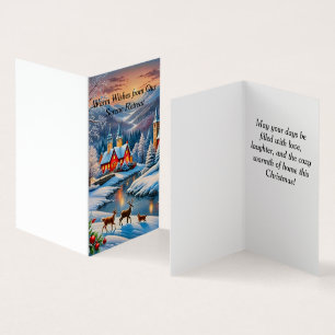 Maisons confortables en hiver