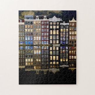 Maisons de canal d'Amsterdam puzzle