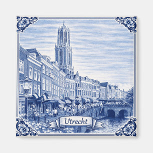 maisons de canal d'Utrecht aimant de style Delft B