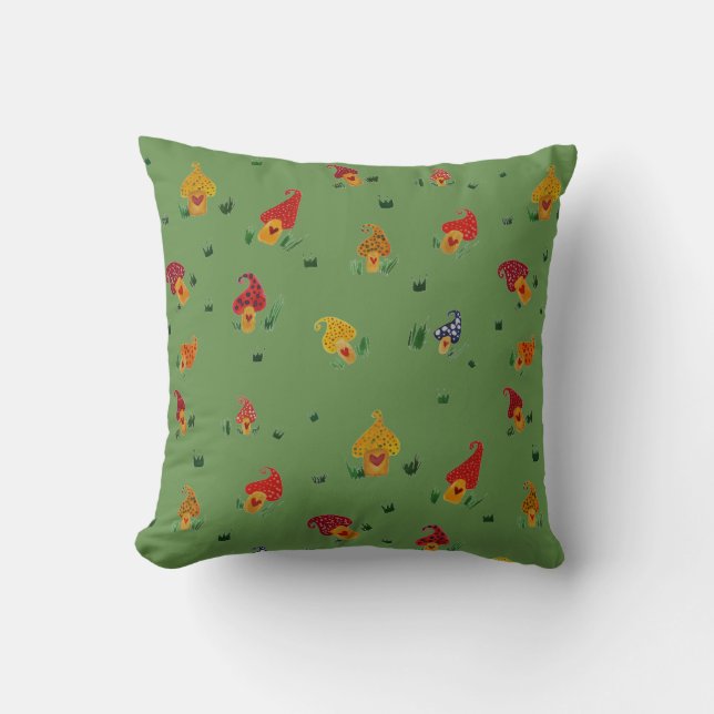 Maisons de champignons Thon Coussin (Recto)