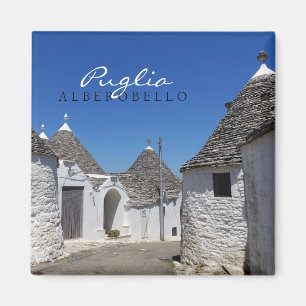 Maisons de Trulli en Alberobello, Pouilles, aimant